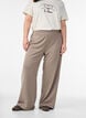 Hose mit weitem Bein, Beige, Model image number 2