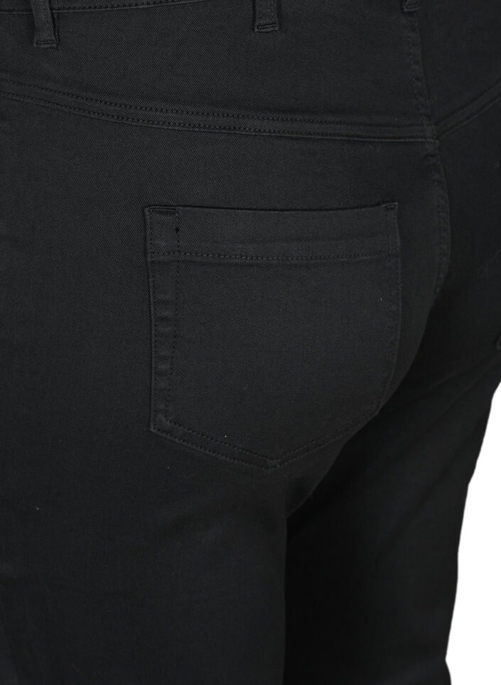 Slim Fit Emily Capri Jeans, Schwarz, Packshot image number 3