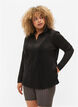 Sportliche Strickjacke mit Reißverschluss und hohem Kragen, Black, Model image number 0