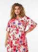 Baumwoll-Midikleid mit Blumenprint, Rot, Model image number 2