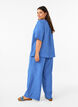 Lockere Hose mit elastischem Bund und Taschen, Blau, Model image number 1