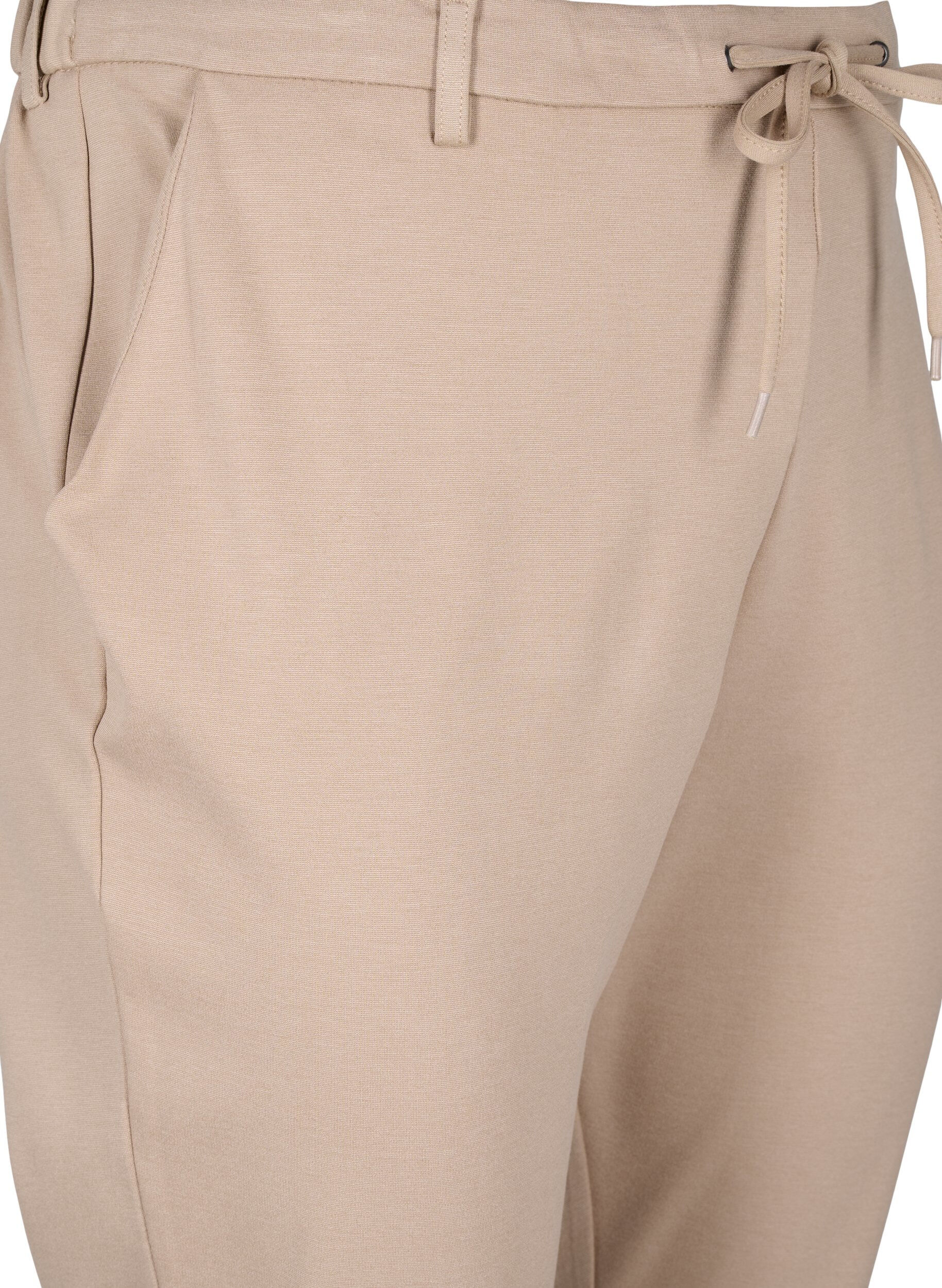 Zizzi Gek&uuml;rzte Maddison Hose, Beige, Packshot image number 2