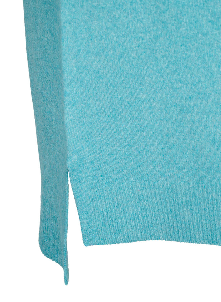 Strickkleid mit Schlitz, R. Waters/White Mel., Packshot image number 3