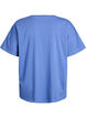 T-Shirt aus Bio-Baumwolle mit kleinem Frontmotiv, Blau, Packshot image number 1