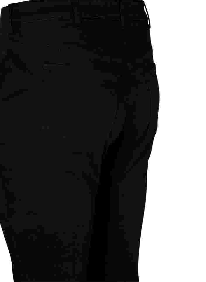 Superschlanke Amy-Jeans mit elastischem Bund, Black, Packshot image number 3