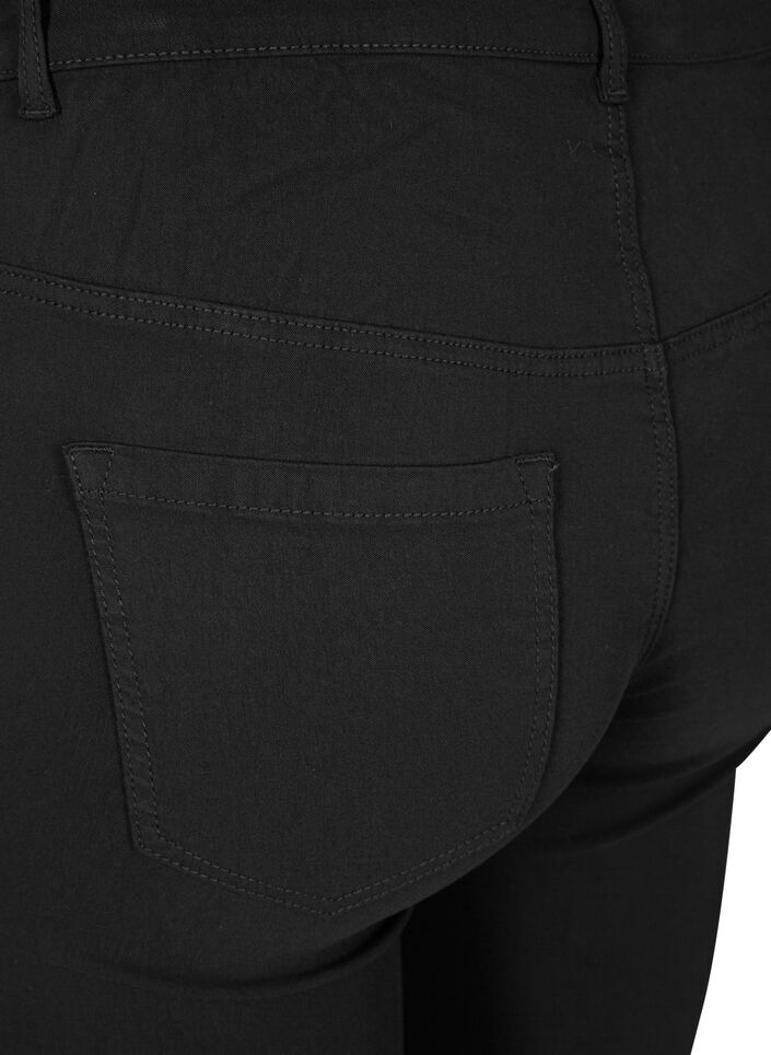 Slim Fit Hose mit Hosentaschen, Schwarz, Packshot image number 3