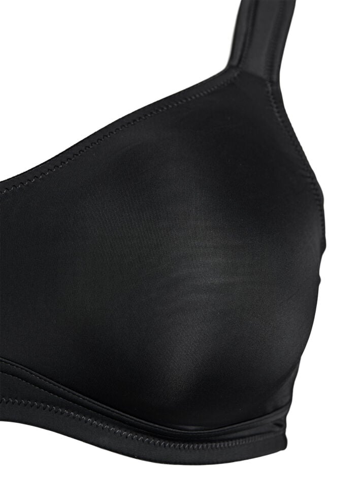 Bequemer BH mit gepolsterten Tr&auml;gern, Schwarz, Packshot