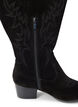 Extra-Weite - Cowboystiefel aus Wildleder, Black, Packshot image number 3