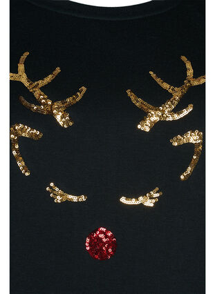 Weihnachtspullikleid, Black Reindeer, Packshot image number 2