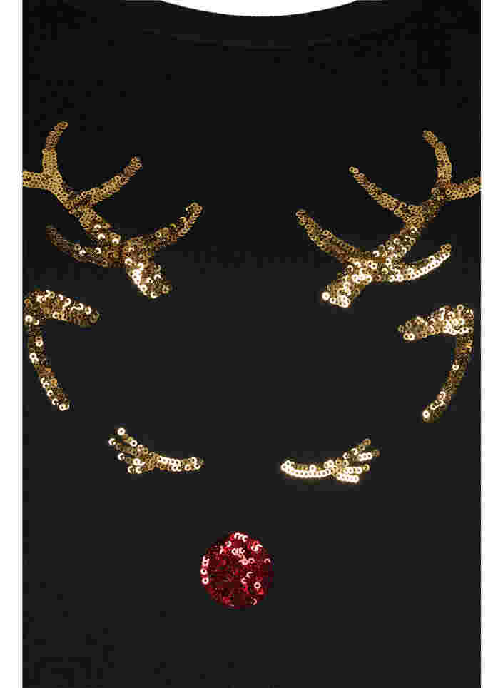 Weihnachtspullikleid, Black Reindeer, Packshot image number 2