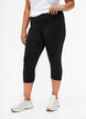 2-pack Leggings mit 3/4-Länge, Schwarz, Model image number 0