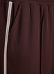 Sporthose mit geradem Bein und Seitenstreifen, Dunkles Bordeaux, Packshot image number 2