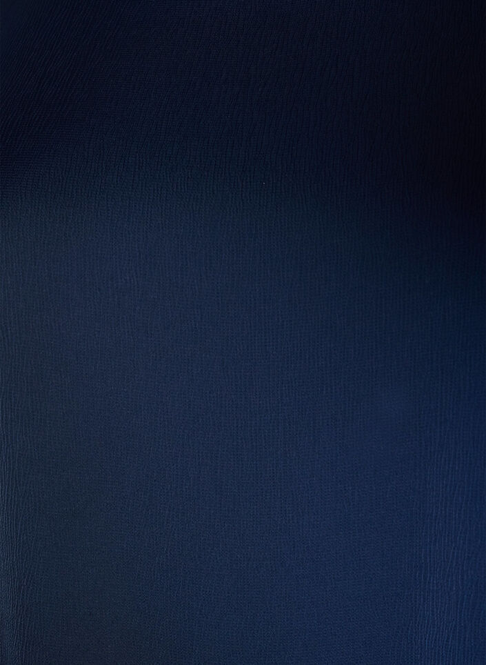 Bluse aus Satin mit ellenbogenlangen &Auml;rmeln, Blau, Packshot image number 2