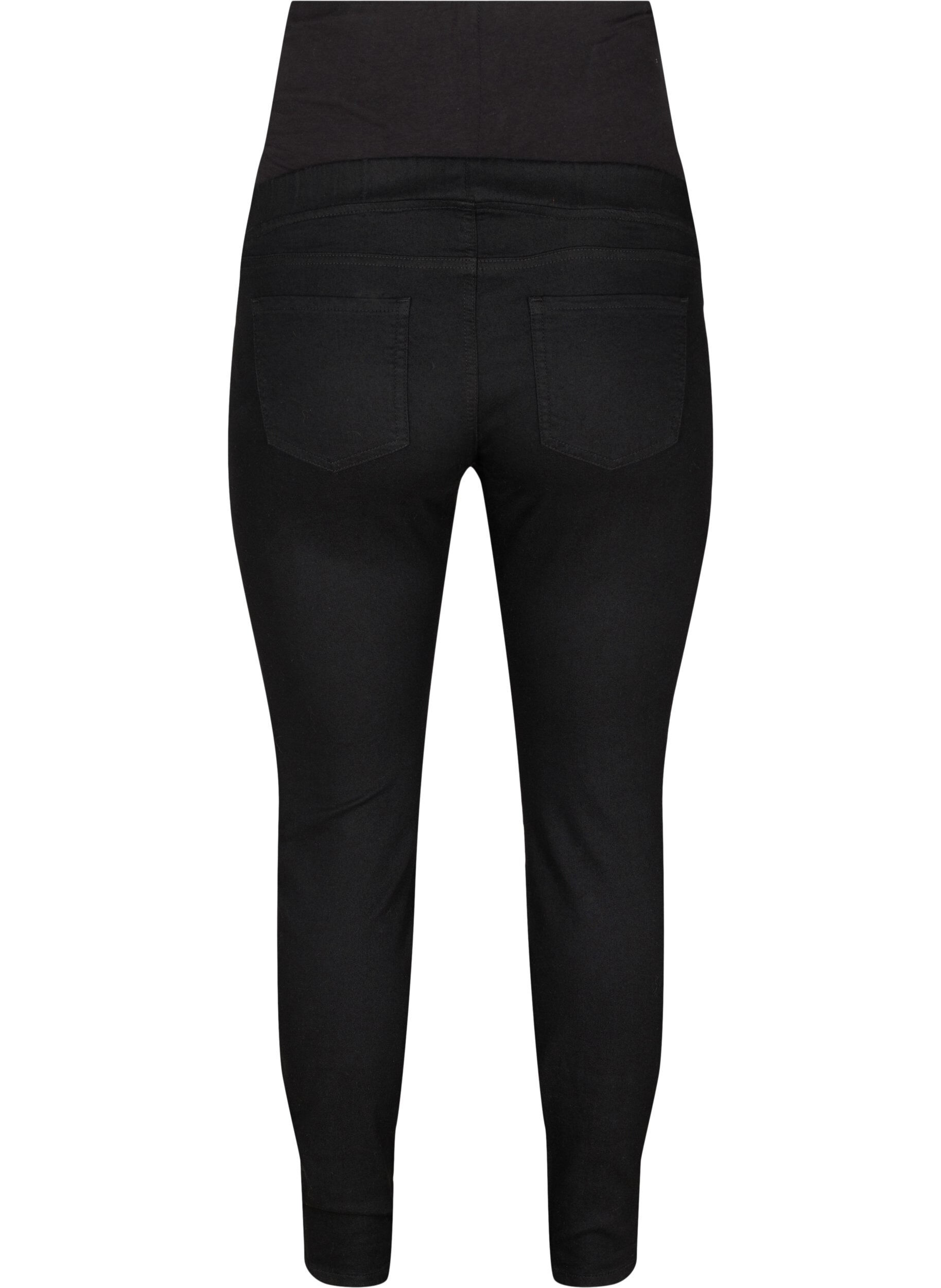 Zizzi Umstands-Jeggings mit Taschen hinten, Black, Packshot image number 1