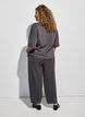 Hose aus Jersey mit Barrel Fit und hoher Taille, Grau, Model image number 1