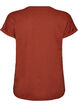 Kurz&auml;rmeliges T-Shirt aus einer Baumwollmischung, Rot, Packshot image number 1