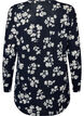 Bluse mit Blumenmuster und langen &Auml;rmeln, Blau, Packshot image number 1