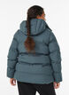 Kurze Steppjacke mit abnehmbarer Kapuze, Gr&uuml;n, Model image number 2