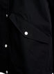 Kurze Fr&uuml;hlingsjacke mit abnehmbarer Kapuze, Schwarz, Packshot image number 3