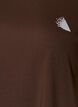 Einfarbiges Trainings-T-Shirt, Braun, Packshot image number 2