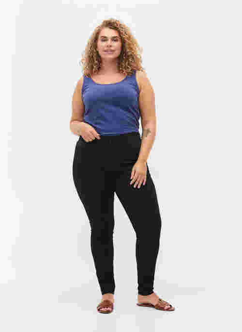Superschlanke Amy-Jeans mit elastischem Bund