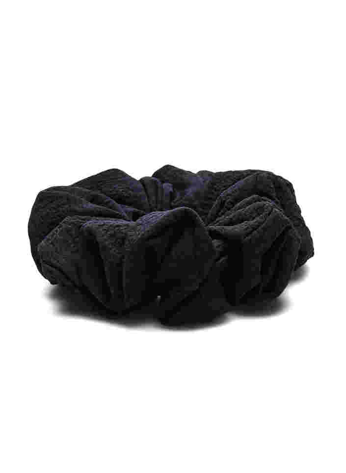 Unifarbenes Scrunchie, Black, Packshot image number 1