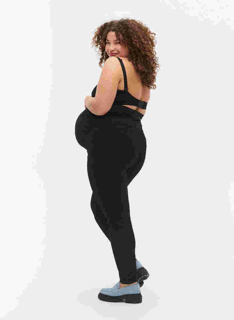 Schwangerschafts-Jeggings mit Taschen hinten, Black, Model image number 1
