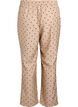 Hose mit Polka Dots und geradem Bein, Beige, Packshot image number 1
