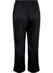 Pyjama-Hose aus Satin mit elastischem Bund, Black, Packshot image number 1