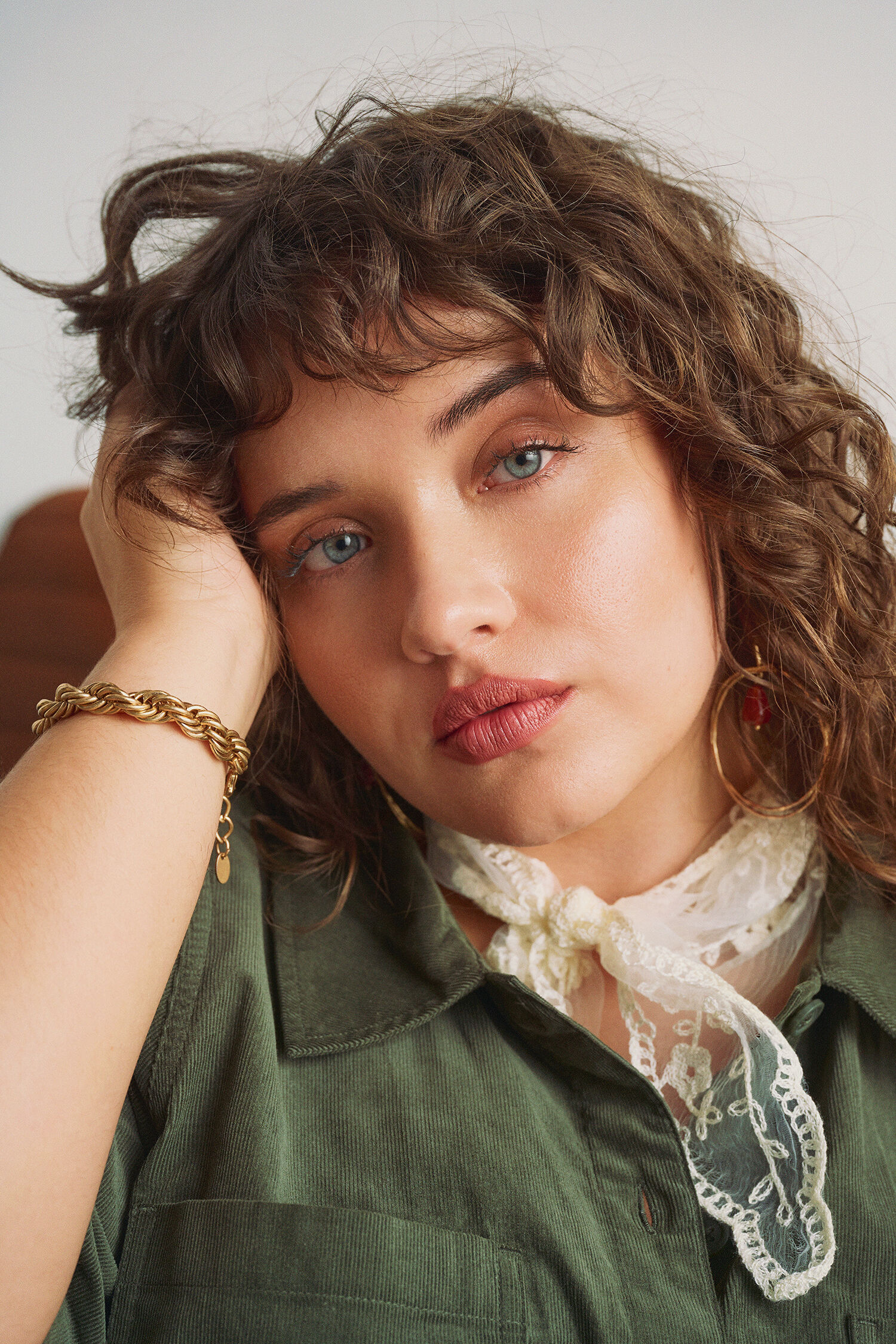 Zizzi Jumpsuit aus Baumwollflanell, , Model