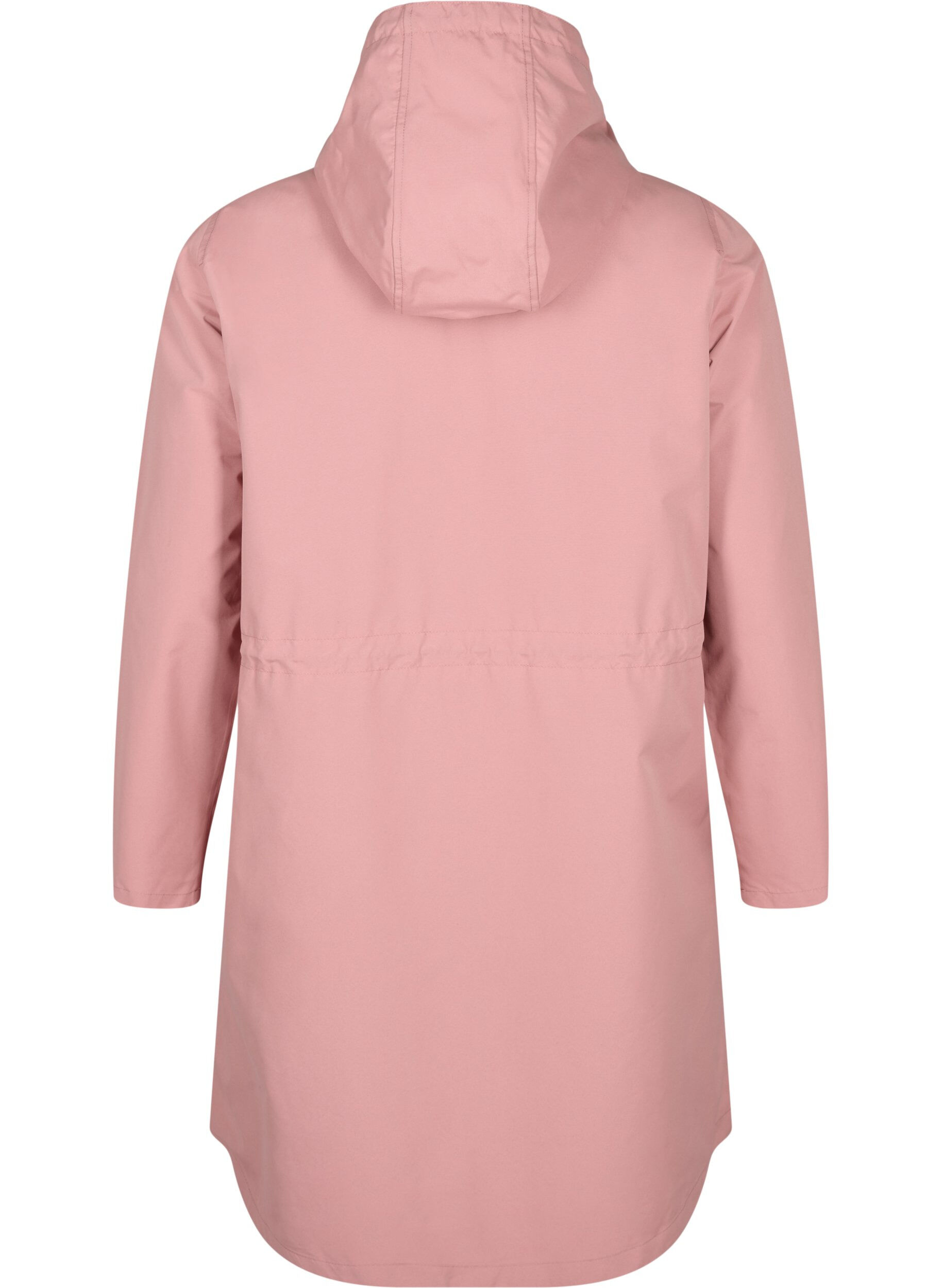 Zizzi FLASH - Wasserabweisender Parka mit Kapuze, Ash Rose, Packshot image number 1