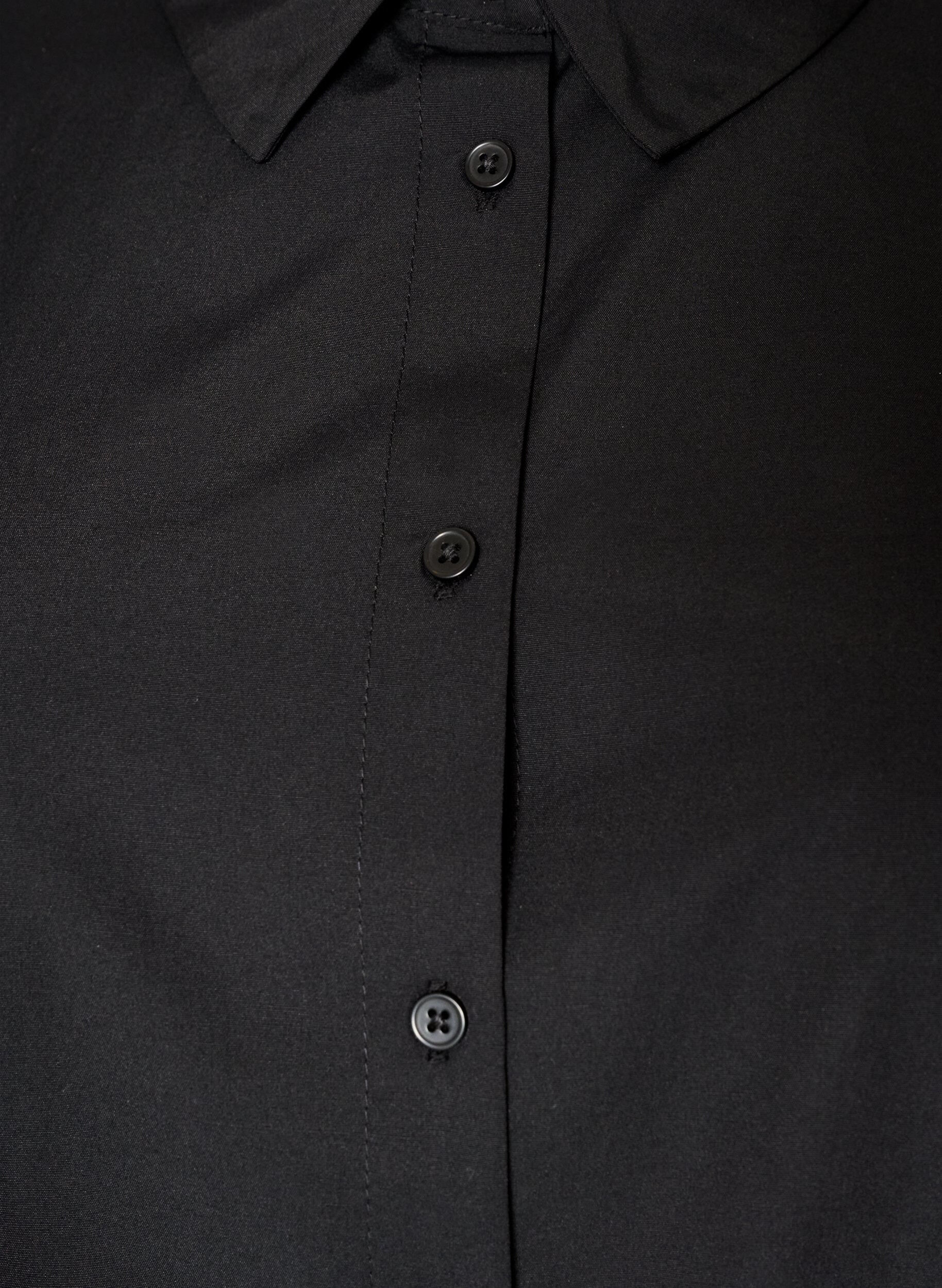 ZizziLockere Bluse mit breiten Spitzen, Schwarz, Packshot image number 2