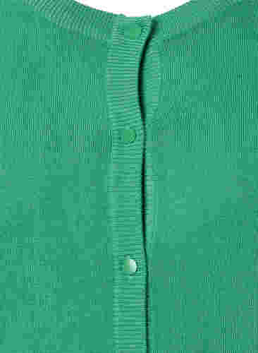 Cardigan aus Rippstrick mit Knopfverschluss, Leprechaun, Packshot image number 2