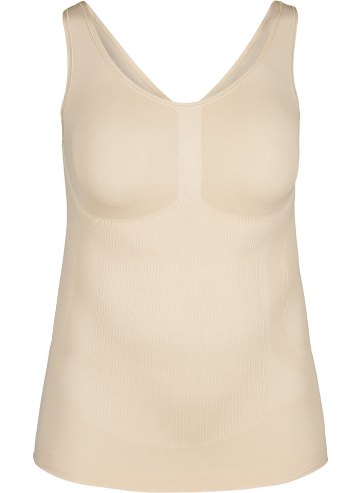 Shapewear Top mit breiten Trägern, Nude, Packshot image number 0
