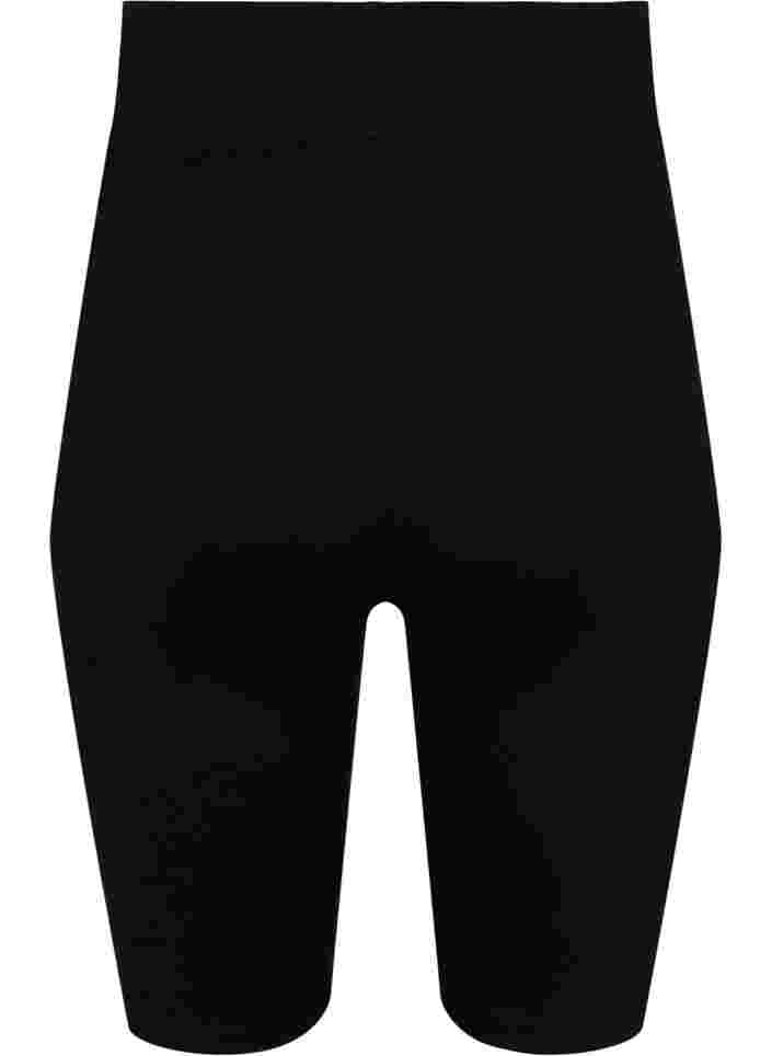 Eng anliegende Umstandsshorts aus Baumwolle, Black, Packshot image number 1