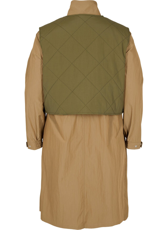 Parka-Jacke mit abnehmbarer Weste, Ermine w. Grape Leaf, Packshot image number 1