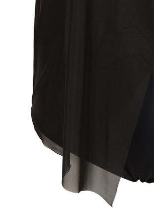 Badeanzug mit Meshdetails, Black, Packshot image number 2