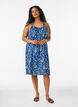 Midi-Tr&auml;gerkleid aus Bio-Baumwolle, Blau, Model image number 1