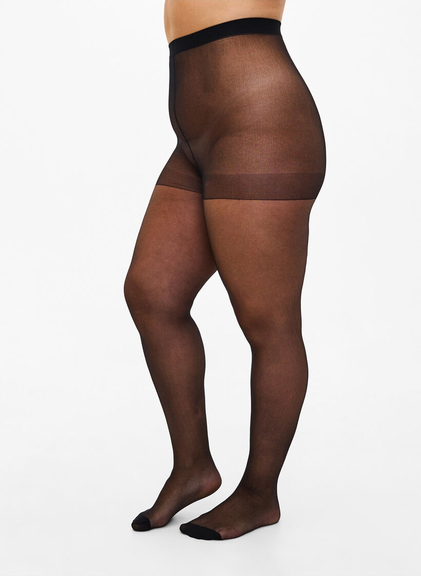 2-pack Strumpfhosen in 20 DEN, Schwarz, Model