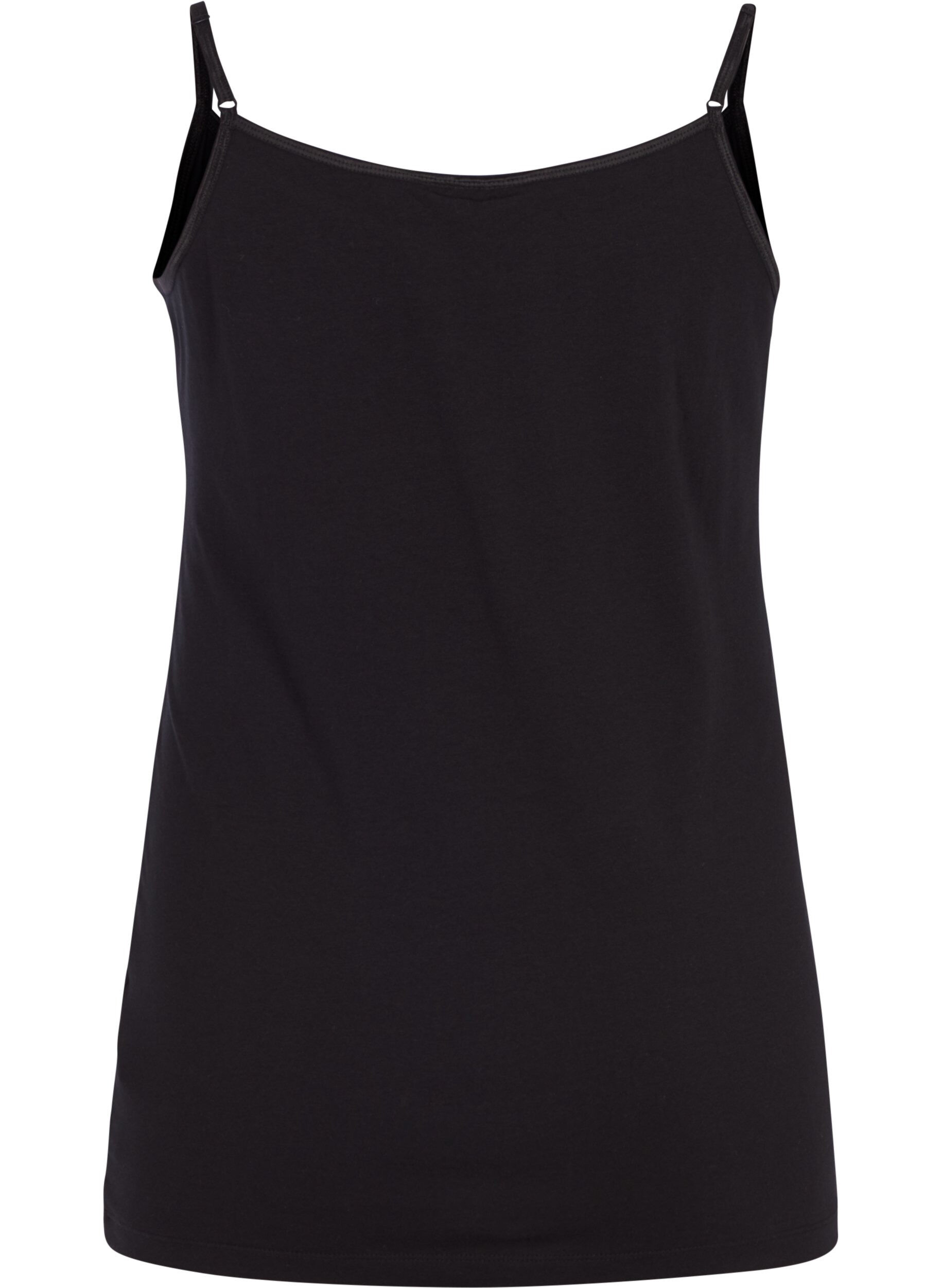 Zizzi Basic Tr&auml;gertop, Black, Packshot image number 1