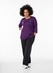 Trainingsshirt mit 3/4-&Auml;rmeln, Lila, Model image number 1