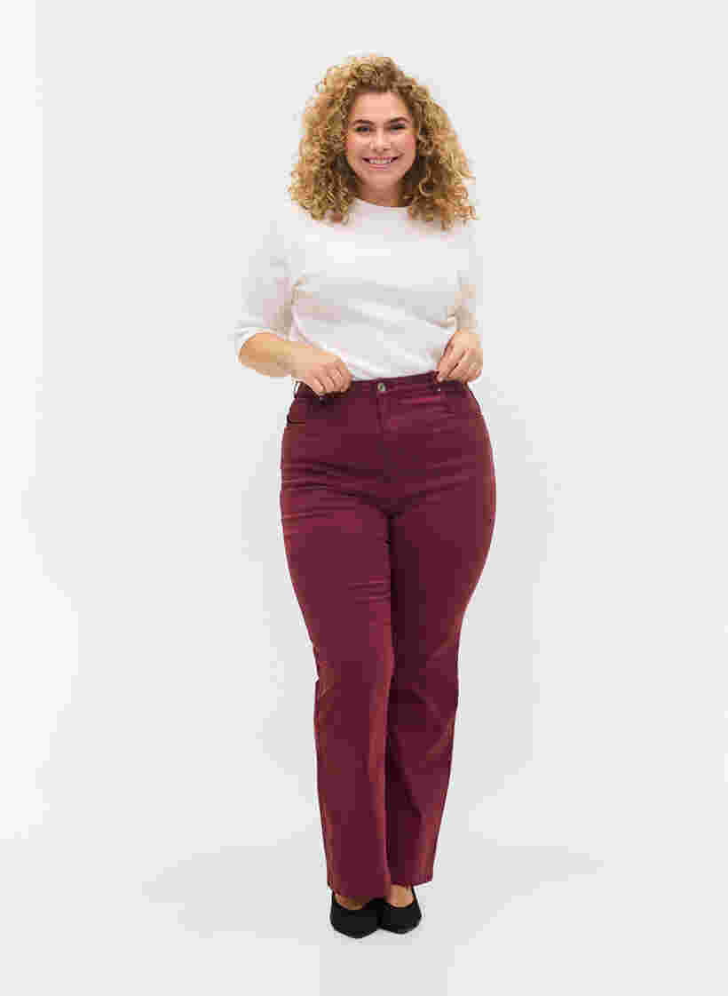 Flared Jeans mit extra hoher Taille, Port Royale, Model