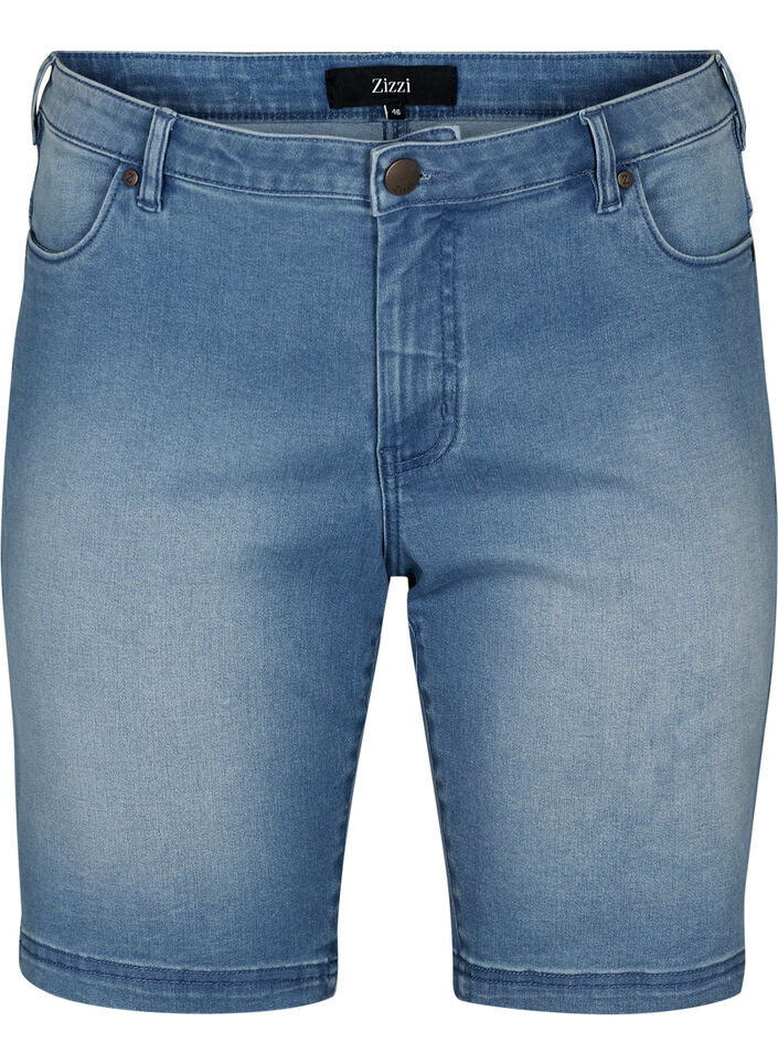Slim Fit Emily Shorts mit normaler Taille, Blau, Packshot image number 0