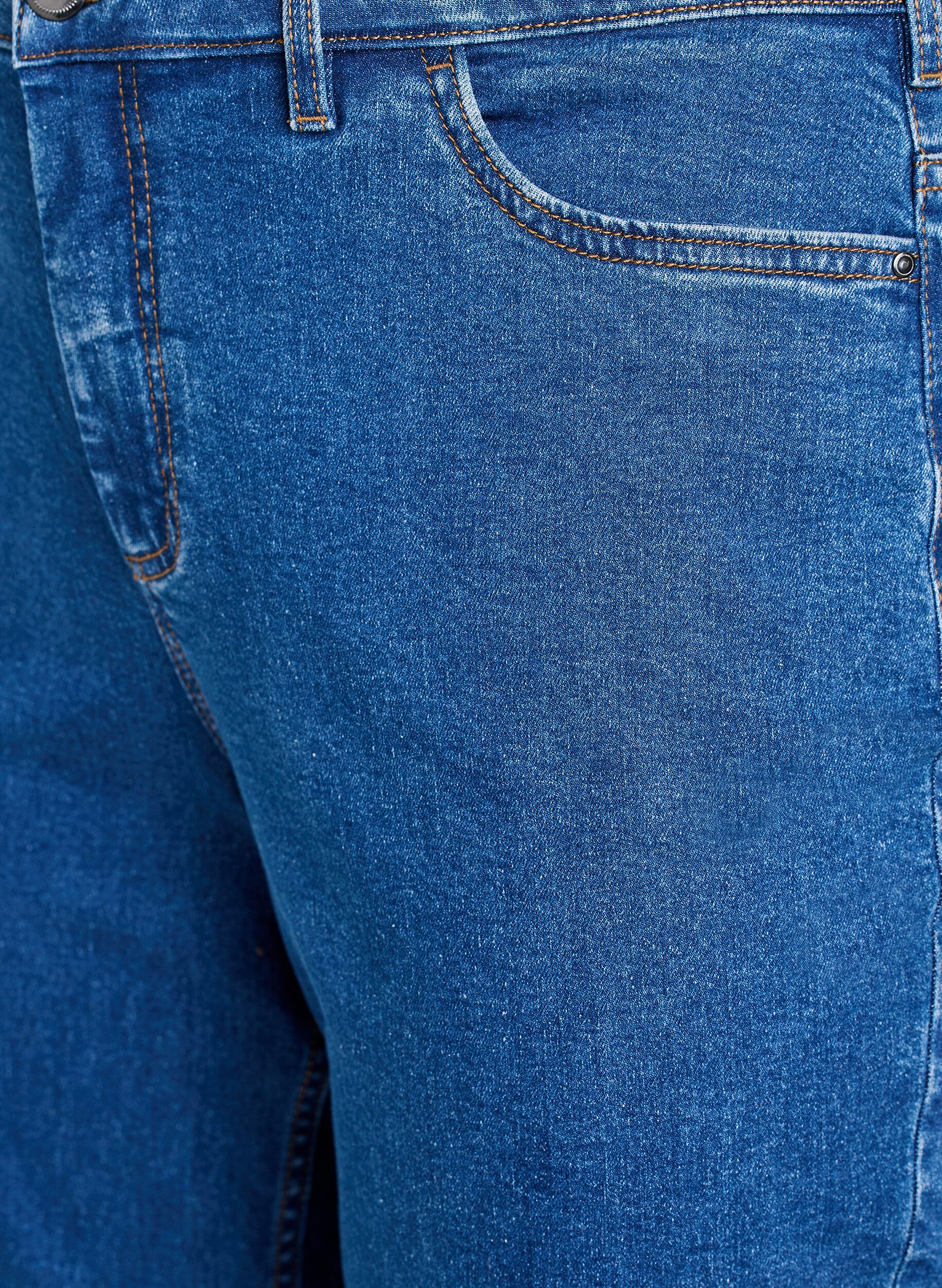 Zizzi Gemma Jeans mit hoher Taille in Regular Fit, Blau, Packshot image number 2