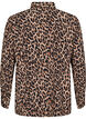 Bluse mit Leopardenmuster, Braun, Packshot image number 1