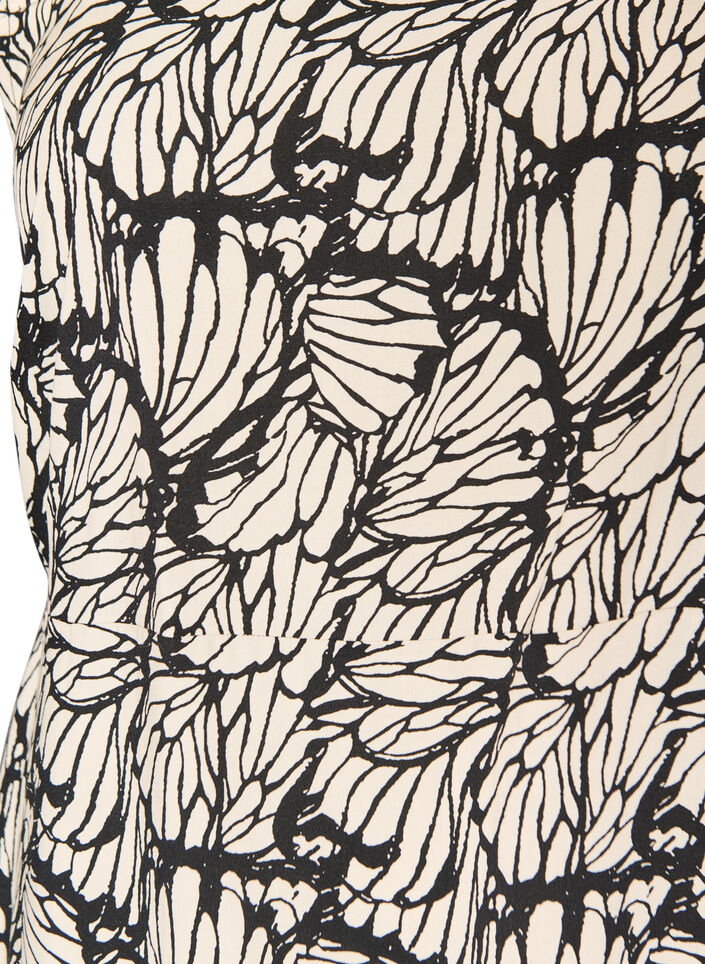 Sommerkleid mit breiten Tr&auml;gern, Schwarz, Packshot image number 2