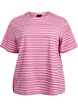 Gestreiftes T-Shirt, Pink, Packshot image number 0
