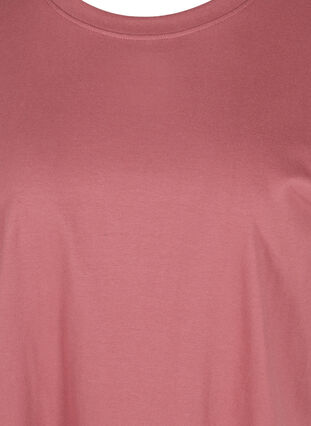 Kurzarm T-Shirt aus Baumwolle, Deco Rose, Packshot image number 2