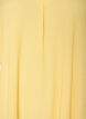 Midikleid mit V-Ausschnitt und Struktur, Gelb, Packshot image number 2