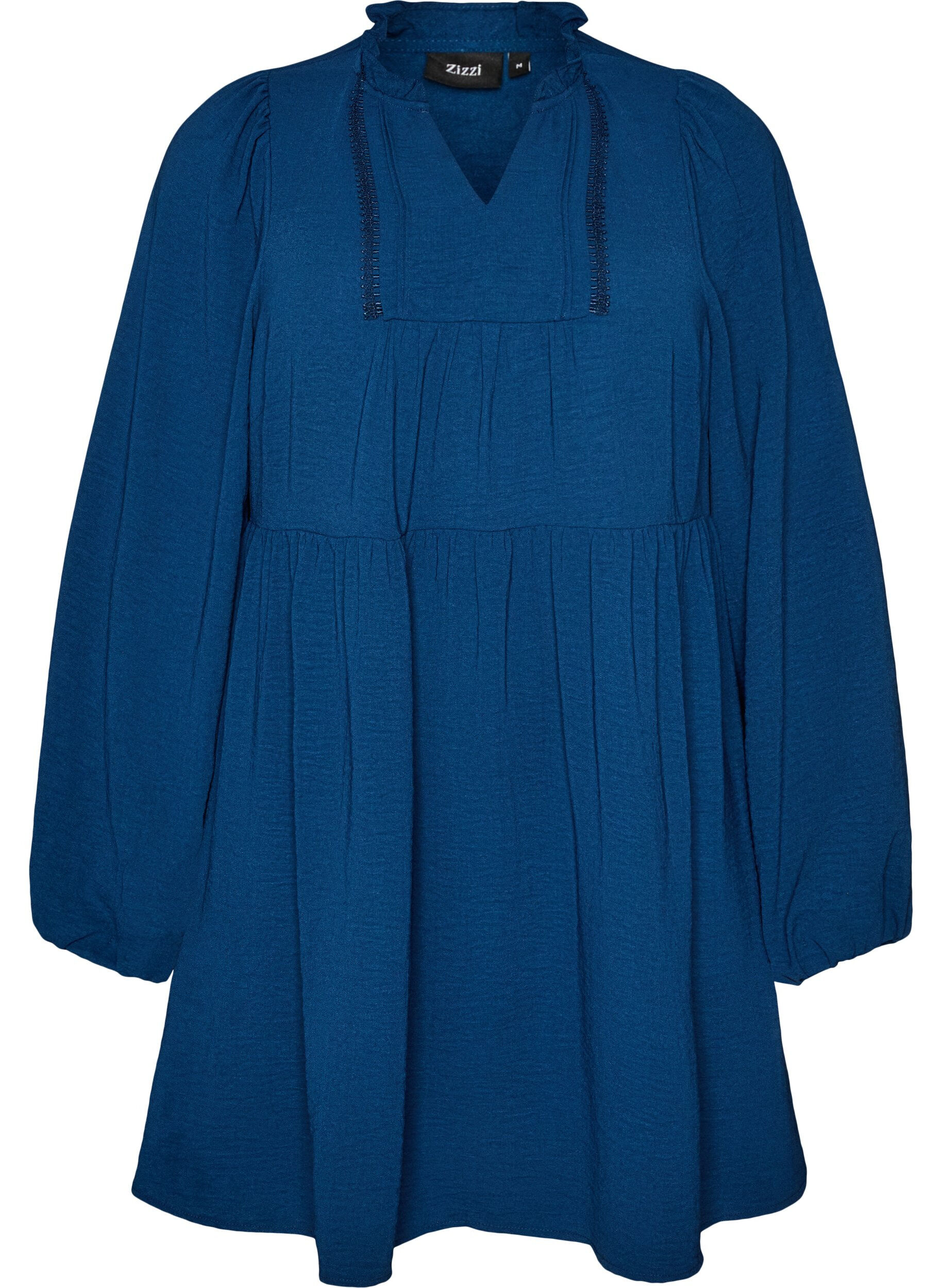 ZizziA-Linien-Kleid mit Empire-Linie, Blau, Packshot image number 0